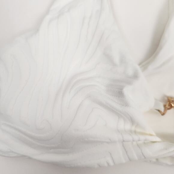 L*Space Jaylo Bikini Top in Cream Racerback Size XS NWT - Picture 4 of 7